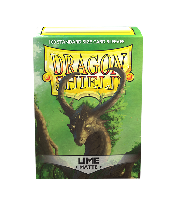 Dragon Shield Sleeves - Matte Lime